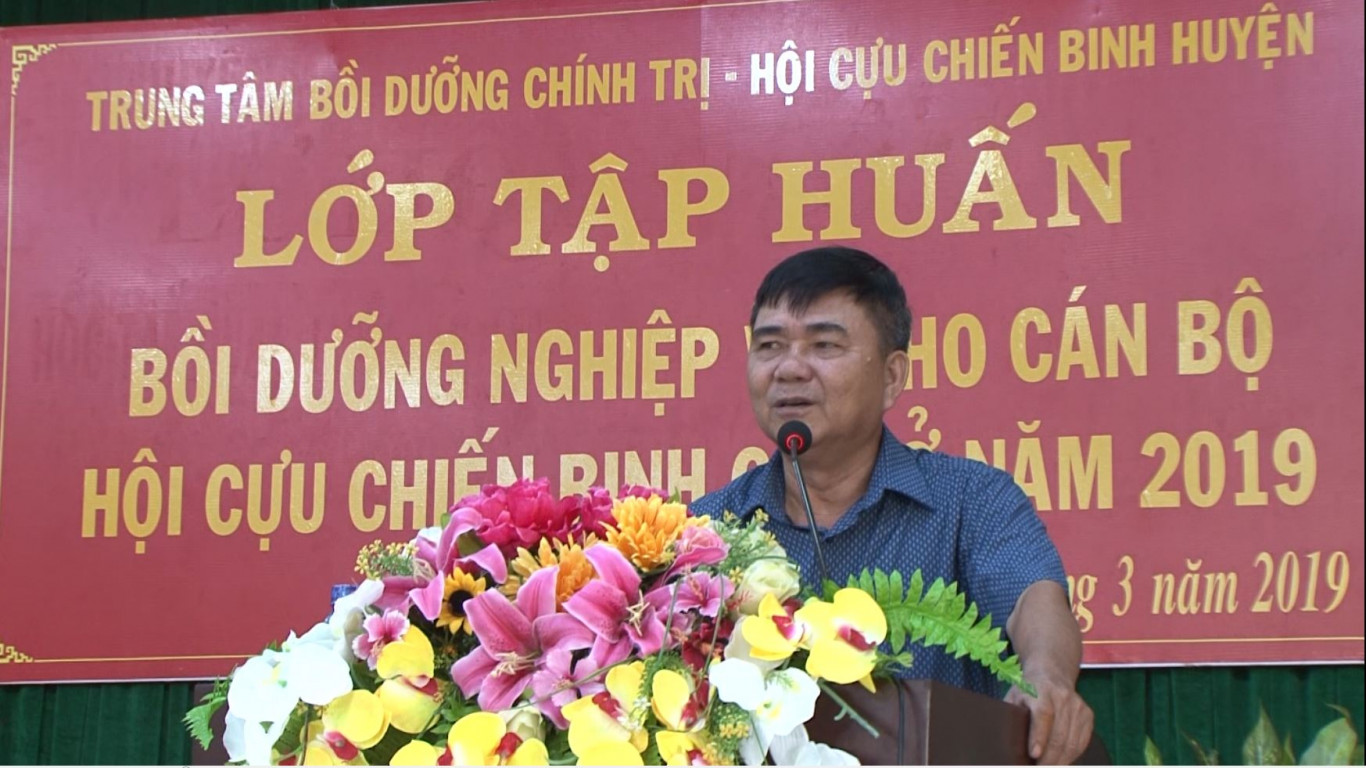 Hội Cựu chiến binh huyện tập huấn công tác Hội năm 2019