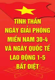 Thông báo Treo cờ Tổ quốc và nghỉ lễ kỷ niệm ngày Giải phóng miền Nam (30/4) và Quốc tế Lao động (1/5) năm 2012