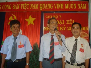 Chi bộ 7 -  xã Lộc Thái tổ chức Đại hội nhiệm kỳ 2012 - 2015