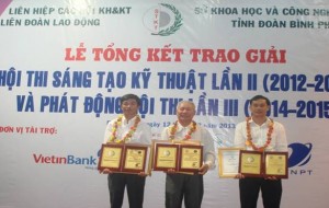 Tỉnh Bình Phước tổng kết Hội thi Sáng tạo kỹ thuật lần thứ II (2012-2013)