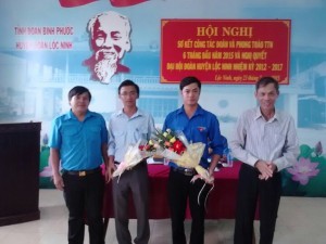 Huyện Đoàn Lộc Ninh tổ chức hội nghị sơ kết giữa nhiệm kỳ