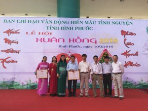 Tỉnh Bình Phước tổ chức Lễ hội Xuân Hồng - Hiến máu tình nguyện năm 2016”