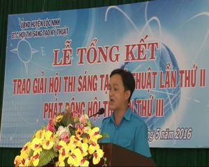 Huyện Lộc Ninh tổ chức Hội nghị tổng kết Hội thi Sáng tạo khoa học kỹ thuật lần thứ II, phát động Hội thi sáng tạo khoa học kỹ thuật lần thứ III