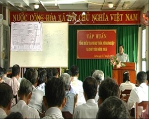 Huyện Lộc Ninh tập huấn công tác điều tra  nông nghiệp nông thôn năm 2016 (đợt 2)