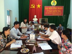 Đại hội Công đoàn cơ sở Ủy ban kiểm tra Huyện ủy Lộc Ninh lần thứ XIV, nhiệm kỳ 2016 – 2021