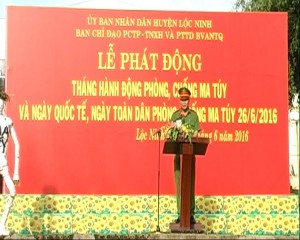 Huyện  Lộc Ninh tổ chức Lễ phát động “Tháng Hành động phòng, chống ma tuý” năm 2016