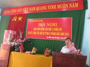 Hội nghị Ban Chấp hành Hội Nông dân huyện Lộc Ninh lần thứ 11, khóa VIII (mở rộng)