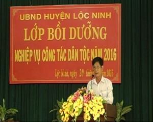 Huyện Lộc Ninh tập huấn công tác dân tộc