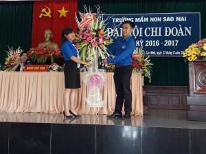 Đại hội mẫu chi Đoàn khối trường học nhiệm kỳ 2016 – 2017