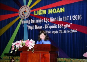 Liên hoan tài năng trẻ huyện Lộc Ninh lần thứ I, năm 2016