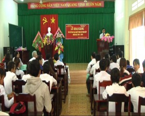 Khai giảng lớp đào tạo nghề trình độ trung cấp, khóa học 2016-2019