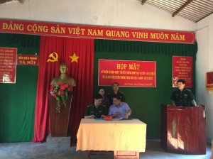 Đôn biên phòng Tà Nốt tổ chức họp mặt Ngày truyền thống Bộ bội biên phòng